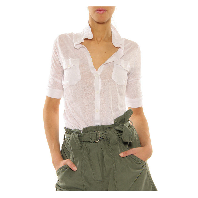 T-Shirt Majestic Filatures white